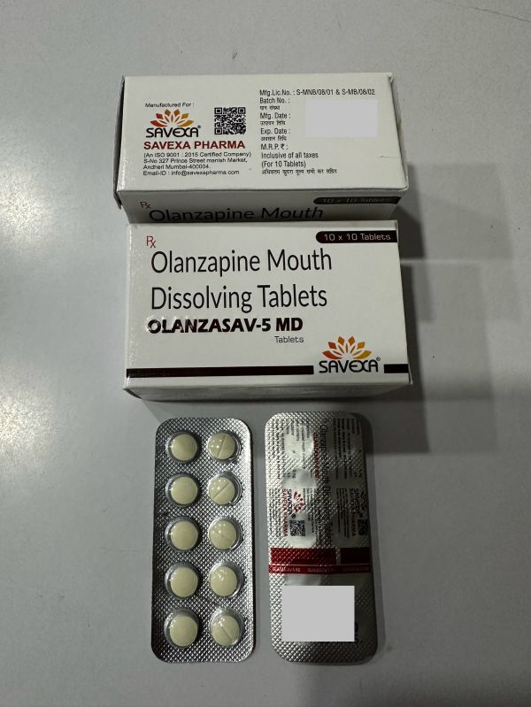 Olnzasav Md 5 Olanzapine Tablets