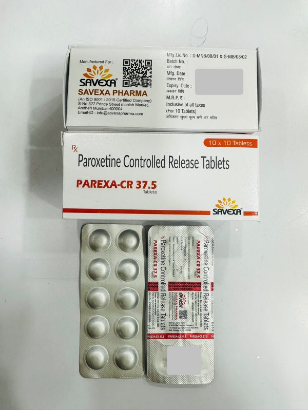 PAREXA CR 37.5 (Paroxetine Hcl 37.5mg)