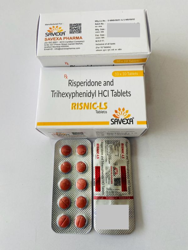 Risnic Ls Risperidone Trihexyphenidyl Tablets