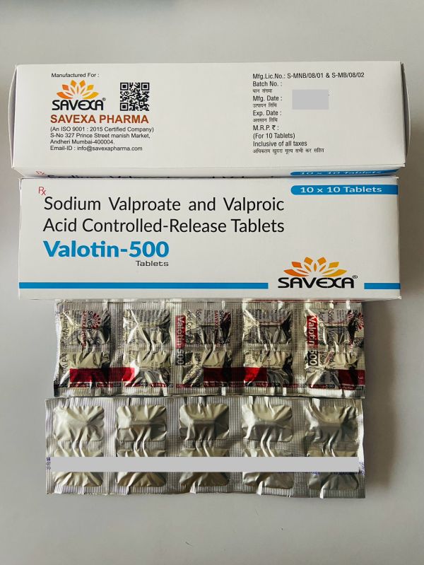 VALOTIN CR 500 (Sodium Valproate & Valproic Acid 500mg)