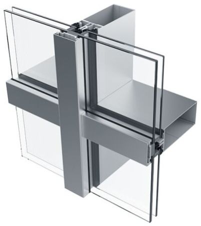 Plain Aluminum Curtain Wall