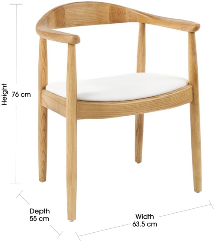 Erikson Oak Wood Dining Chair