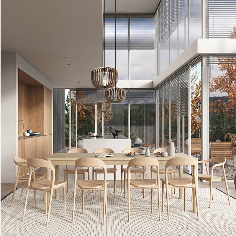 NORDICA Wooden Dining Table