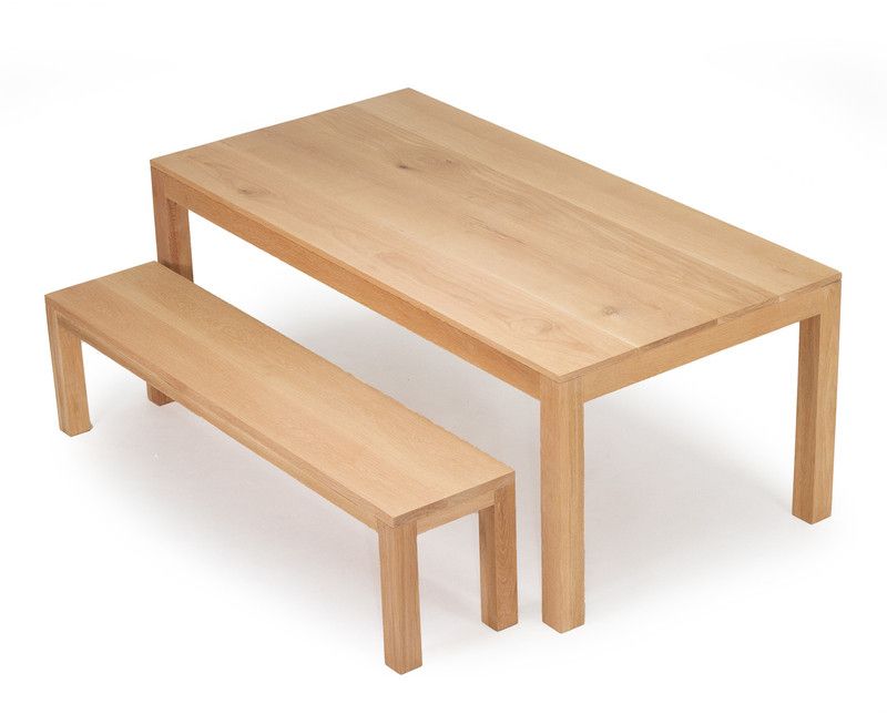 Vallet European Oak Wood Dining Table