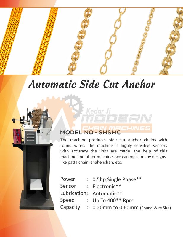 Side Cut Anchor Chain Machine