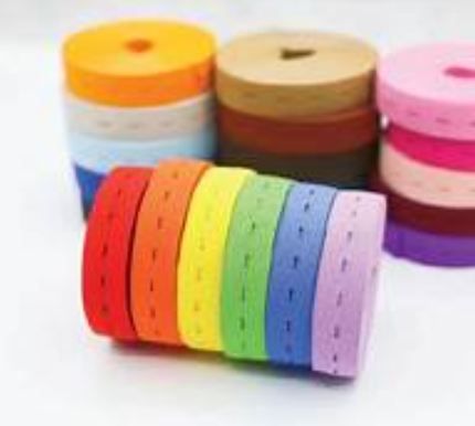 Polyester Knit Buttonhole Elastic Tape