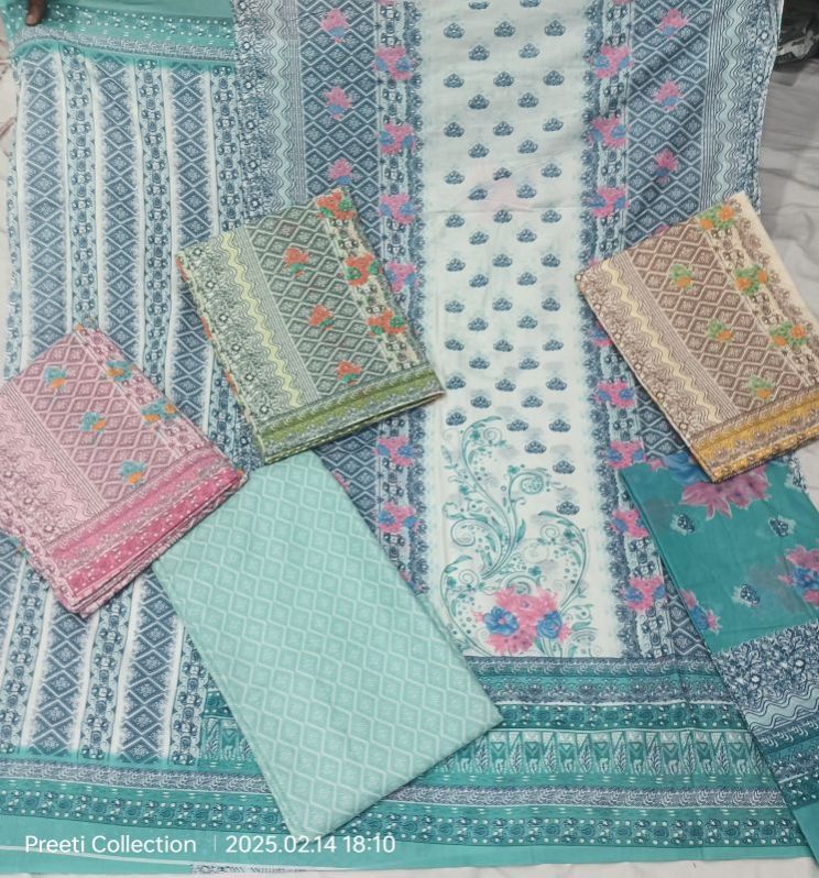 Angel 2 Printed Ladies Unstitched Suit