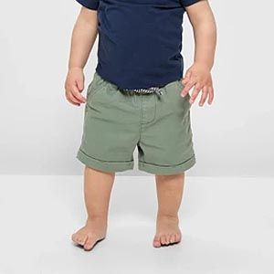 Plain Cotton Baby Fancy Shorts Party Wear, Casual