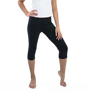 Plain Kids Cotton Capri, Color : Black Casual Wear, Party Wear