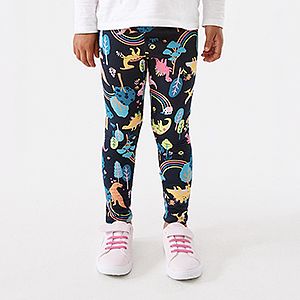 Printed Kids Cotton Leggings, Color : Multicolour, Gender : Girl