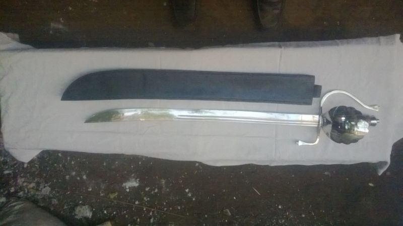 Dutch Cutlass Shell Guard Sword