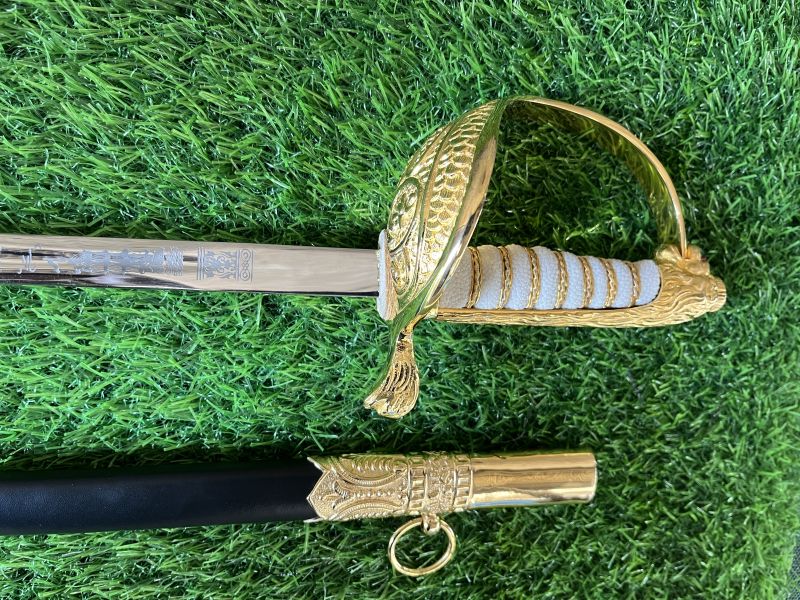 Italian Navy Swords with Leather Scabbard