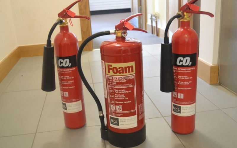 Co 2 Gas Base Portable Fire Extinguisher