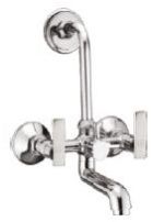 Stainless Steel Polished Crown 2 In 1 Wall Mixer, Color : Grey