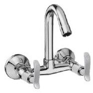 Polished Stainless Steel Liva Sink Mixer, Color : Grey