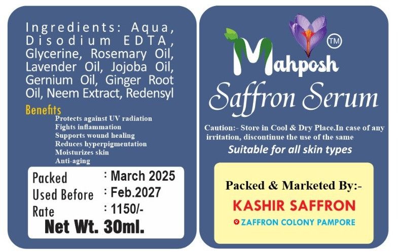 Saffron Serum