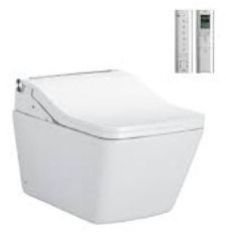 TOTO Stylish Ceramic Wall Hung Toilet, Color : White for Plain