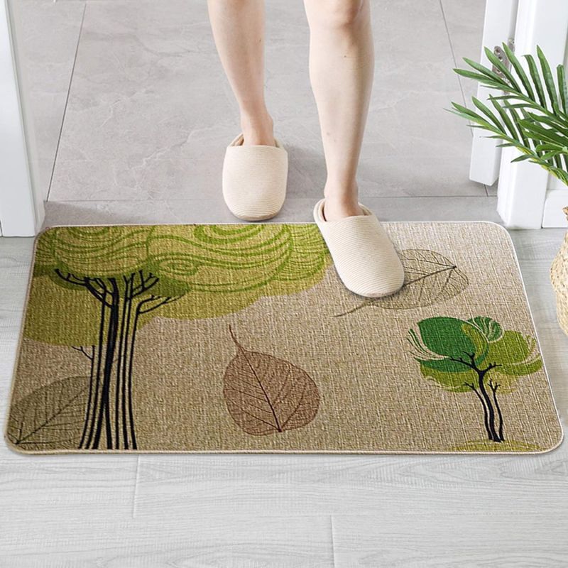Jute Surface Anti-slip Rubber Mat