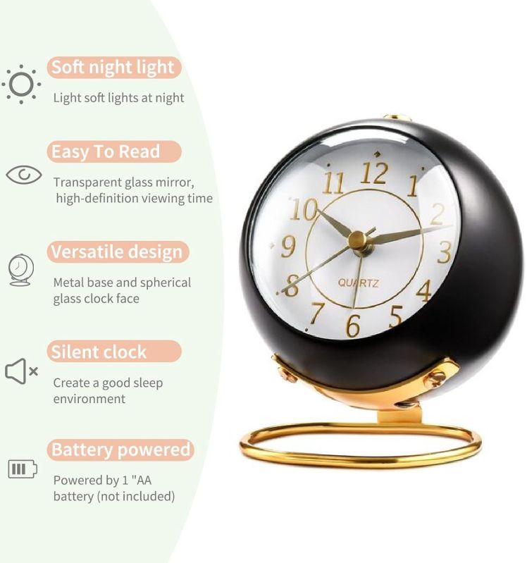 Retro Analog Alarm Clocks