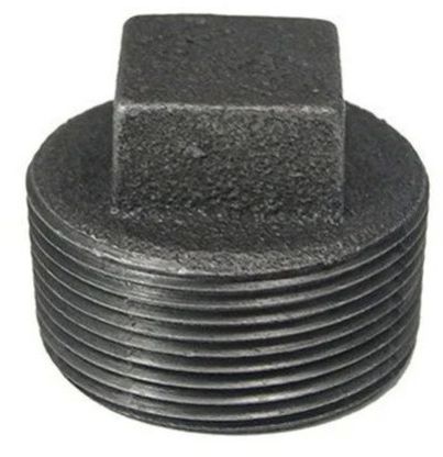 Mild Steel Pipe Plug, Color : Grey