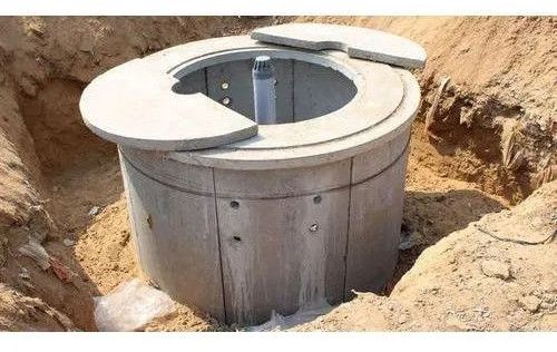 Mild Steel Rainwater Harvesting Recharge Well, Color : Grey