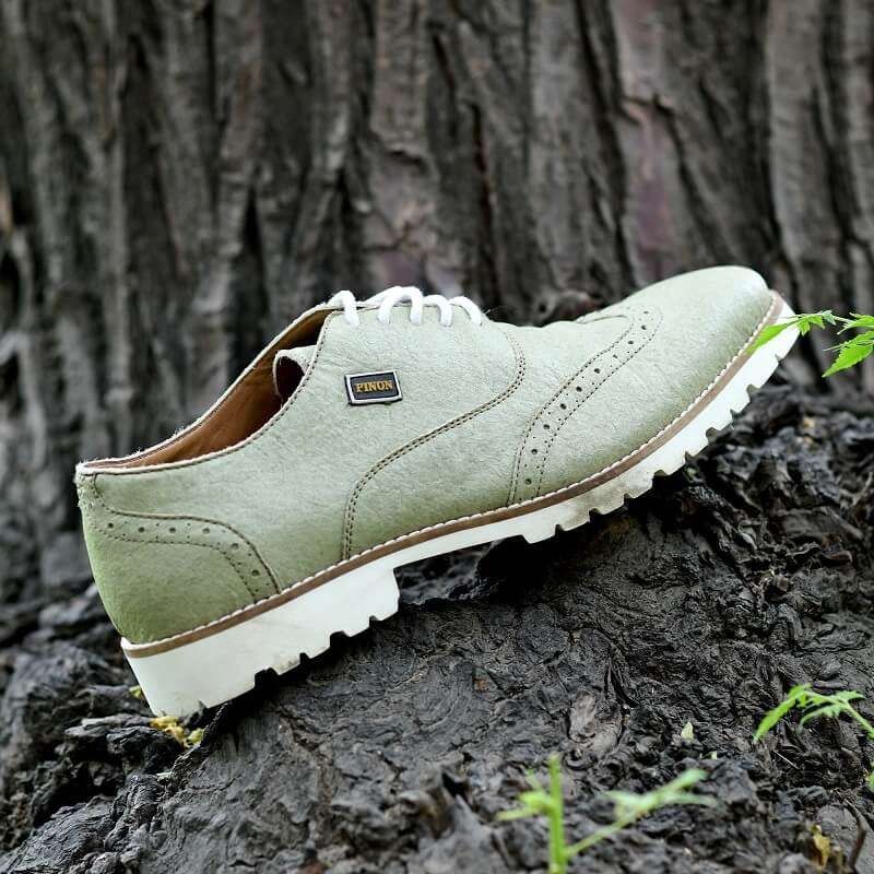 Men Classic Light Green Formal Shoes