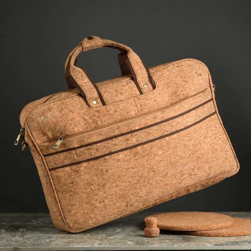 Personalized Compact Vegan Cork Leather Laptop