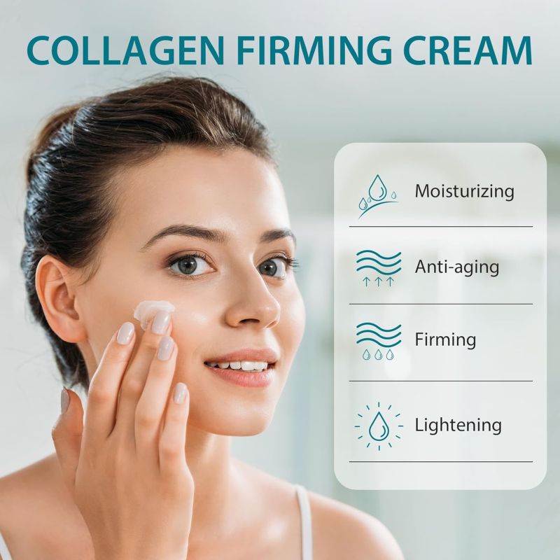 Mooyam Collagen Face Cream &AMP;ndash; Anti-Aging Day &AMP;AMP; Night Moisturizer for Face and Body | Skin Firming