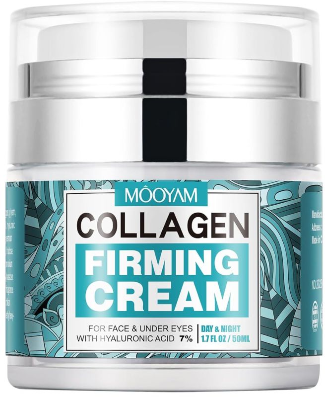 Mooyam Collagen Face Cream &AMP;ndash; Anti-Aging Day &AMP;AMP; Night Moisturizer for Face and Body | Skin Firming