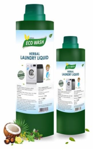 1 Litre Eco Wash Herbal Laundry Liquid Detergent