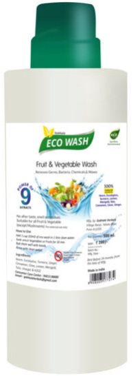 500 ml Eco Wash Fruit and Vegetable Wash