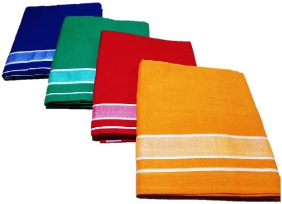 Multicolor Kerala Cotton Dhoti