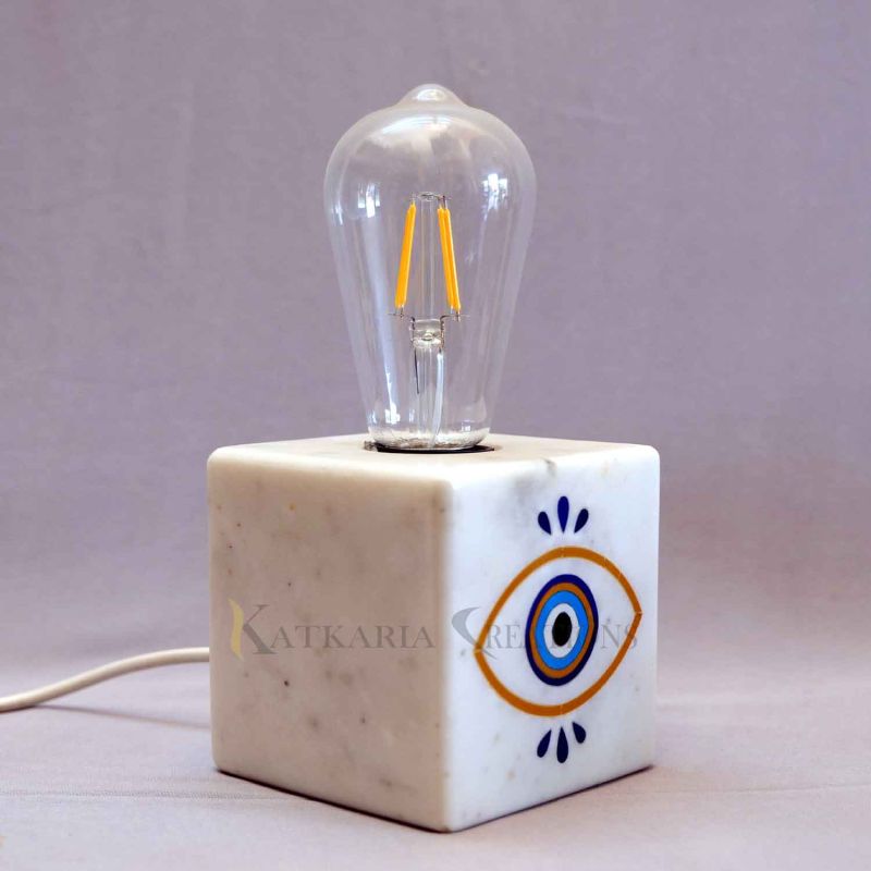 Evil Eye Marble Table Lamp