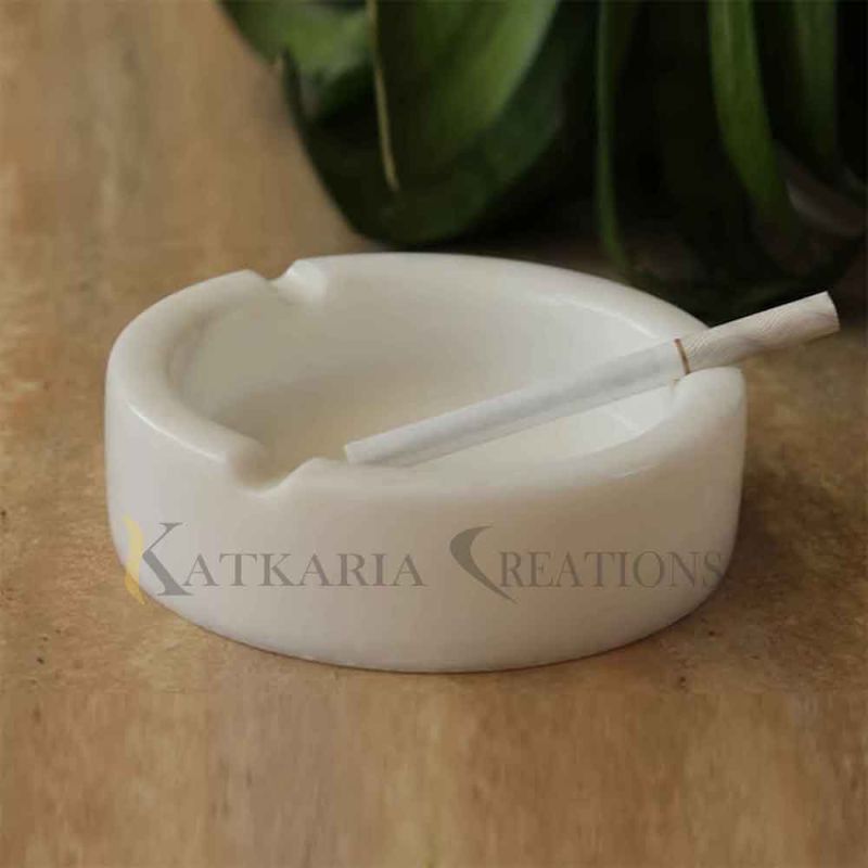 White Marble Ashtray