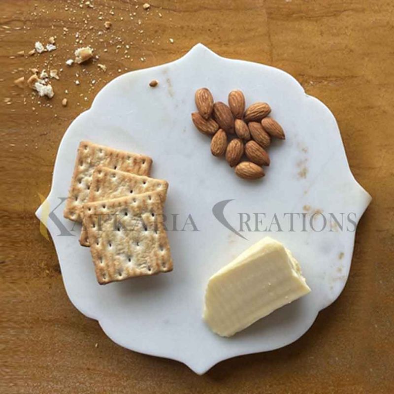 White Marble Cheese Board