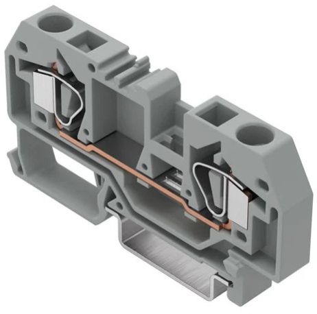 282-901 2 Conductor Through Terminal Block, Color : Grey