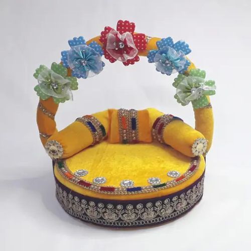 Floral Puja Bed