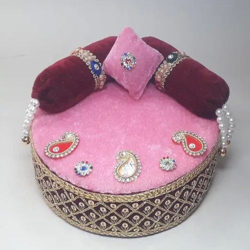 Round Puja Bed