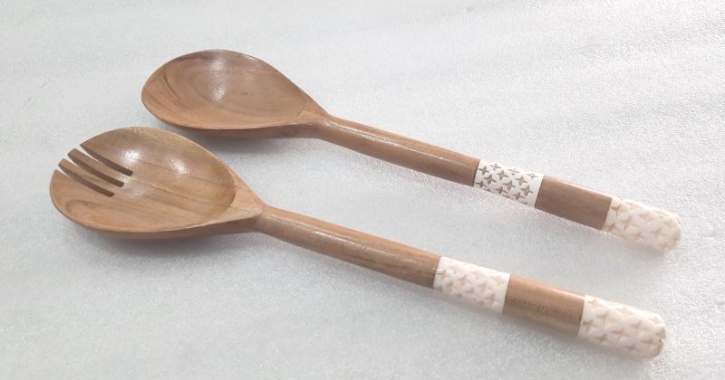 Rustic Mango Wood Kitchen Spoon – Handcrafted Wooden Cooking & Serving Spoon