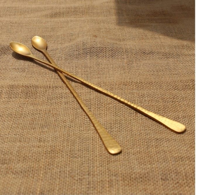 Stainless Classic Gold Plating Spoons – Luxury Dining Cutlery