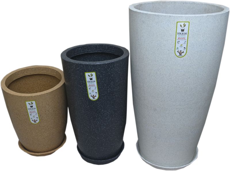 Round Roto Molding Flower Planter