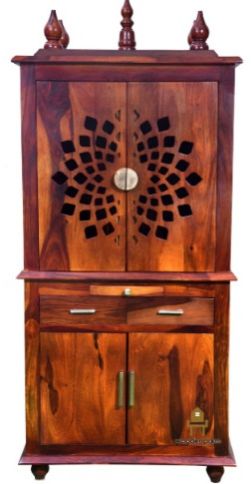 Sheesham Wood AATMAN HOME TEMPLE (TEAK FINISH)