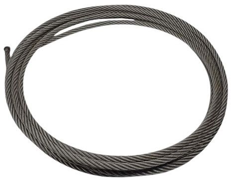Wire Rope 6 MM To 52 MM, Length : 2500 Mm/reel