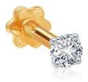 Women Circular Diamond Nose Pin
