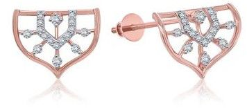 Women Crown Diamond Studs