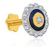 Women Enamelled Diamond Nose Pin