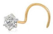 Women Graceful Diamond Nose Pin
