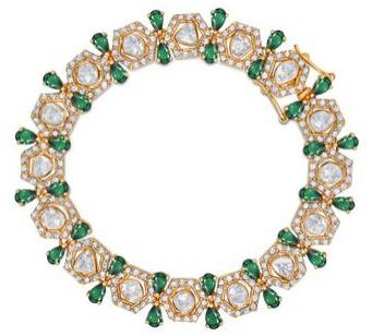 Women Tradition Reimagined Polki Diamond Bracelet