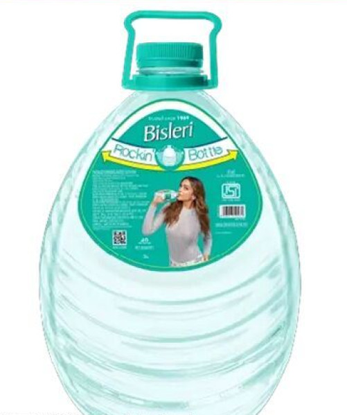 Bisleri Packaged Drinking Water - With Added Minerals, 5 L Can (1)
