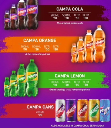 1000 Ml Bottle Campa Power up Drink